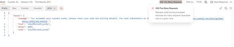 Image result for 429 API Limit