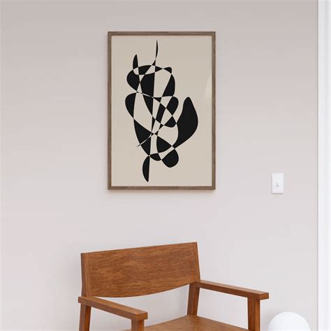 Buy Abstract Black Shapes Artwork Wall Art Online at Best Price ...