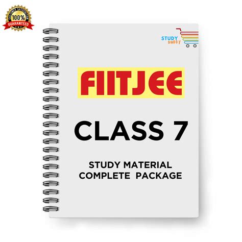 FIITJEE Latest Class 7 Study Material [2025 Edition] – Study Buddy Store