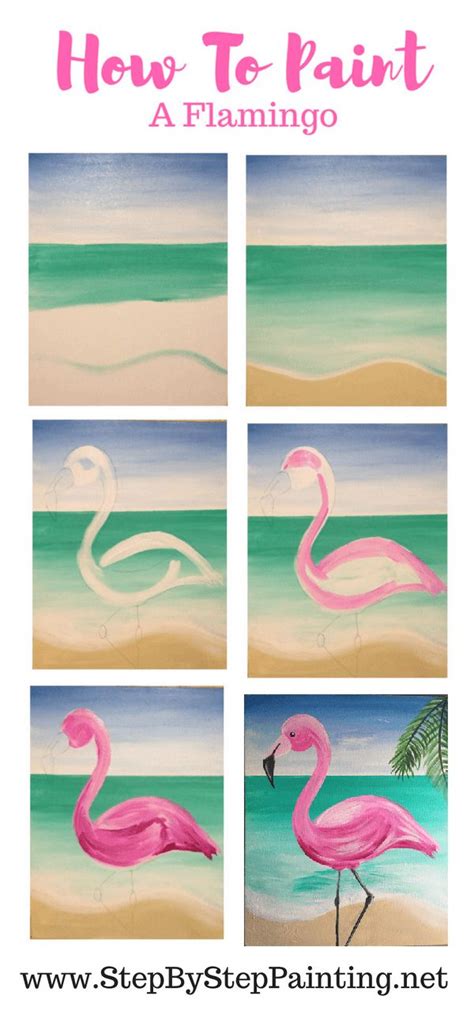 Image result for How to Paint Tutorial Flamingo