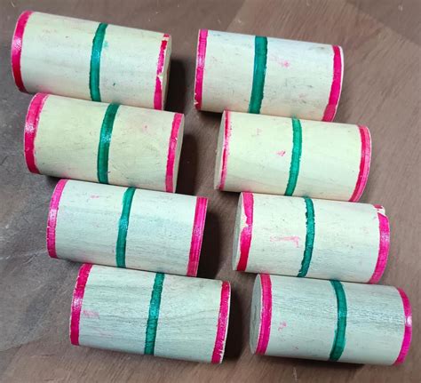 AksharTabla Mart Wooden Gatta 8 Pieces Use For Dayan/Tabla Fitting ...