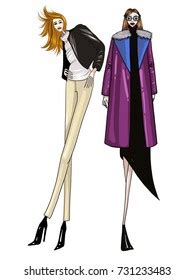 Image result for Runway Model Drawing