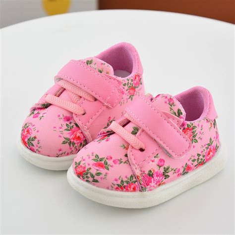 Toddler Infant Baby Girls Shoes Pink Cotton Strap Casual Newborn Girls ...