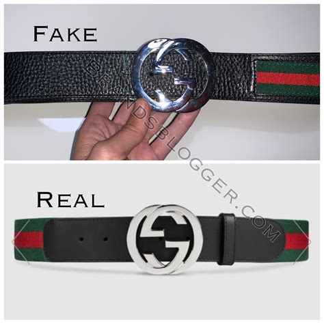How To Spot A Fake Gucci Web Belt With G Buckle - Brands Blogger