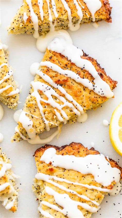 Lemon Poppy Seed Scones - The Toasted Pine Nut