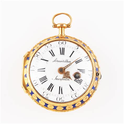 Slutpris för Augustin Bourdillon mens pocket watch