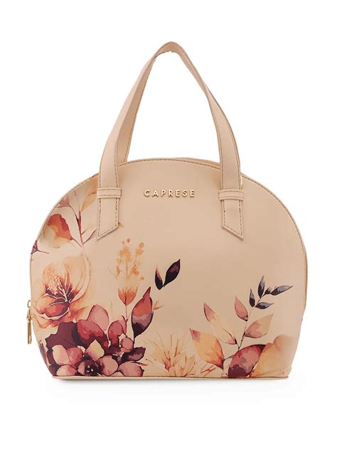 Buy Caprese Alaya Small Brown Satchel Bag @ 1249 | Caprese Bags