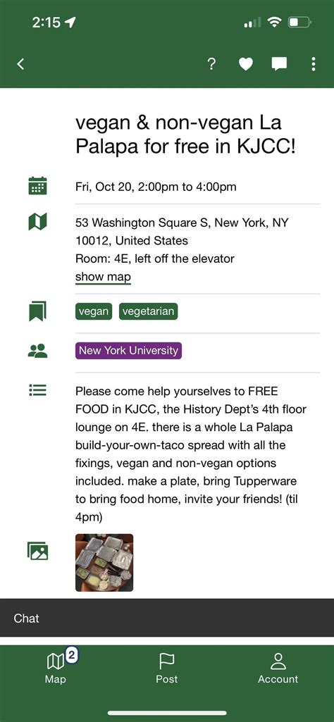 free food until 4:00pm : r/nyu