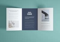 Open Trifold Brochure Mockup download - graphberry.com