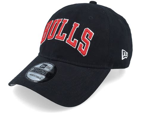 Chicago Bulls Team Script 9TWENTY Black Dad Cap | Hatstore.com