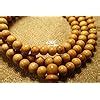 FUKREY Orignal Sandalwood Meditation Mala, White Sandalwood 108+1 Beads ...