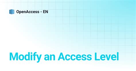 Image result for Customizable Access Level