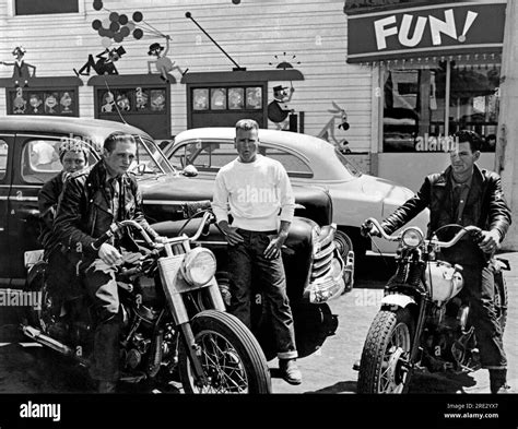 San Francisco, California: c. 1954 Two young men and a woman on their ...