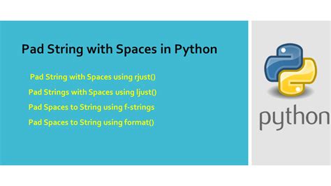 Python Add Space to String 的图像结果
