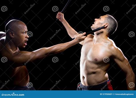 Kali Escrima Fighters Sparring Stock Image - Image of male, martial ...