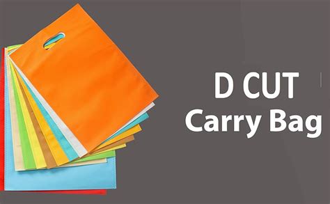 Krupa Enterprise 12x16(inch) Size D-Cut Cloth Carry Bag, Handle Bag ...