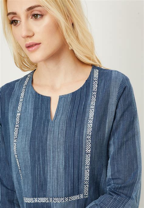 Buy Women Striped Kurta with Pocket Online at just Rs. 699.0 ...