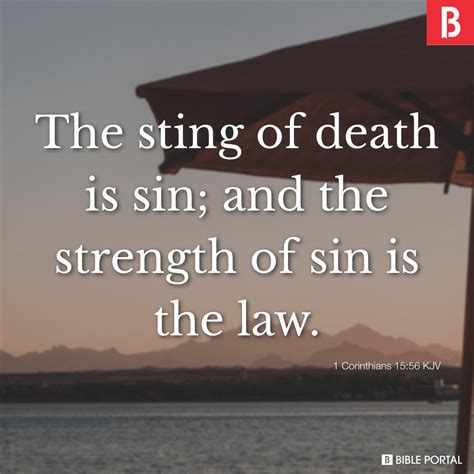 Sting Of Death Kjv