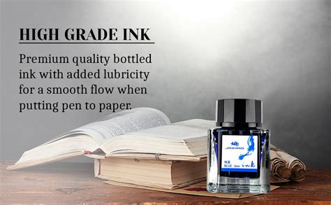 Chrome JINHAO 3001 Fountain Pen Ink Bottle, 30 ml (Blue) : Amazon.in ...