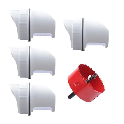 Xmckj Chicken Feeder Ports Kit Diy Chicken Feeder Ports Pvc ...