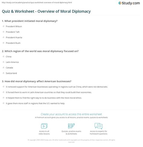 What Is Moral Diplomacy