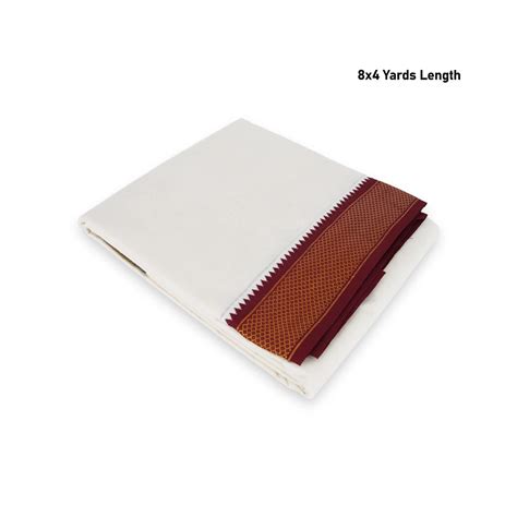 Giri - White Veshti | Dhoti | Mundu for Men