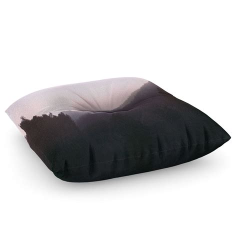 Wilderness X Pink Floor Pillow Square Leah Flores