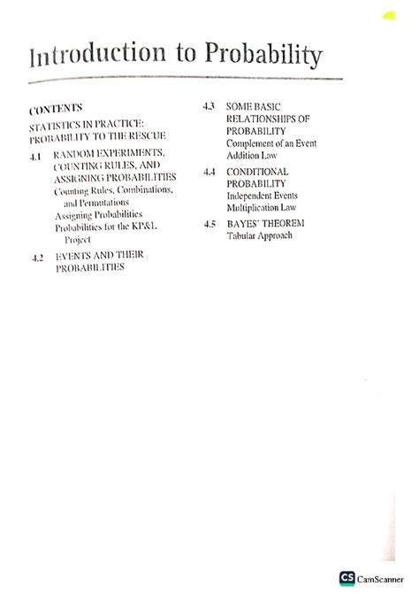 Image result for Lecture Probability