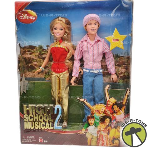 Disney Channel High School Musical 2 Sharpay & Ryan Dolls 2007 Mattel ...