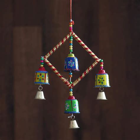 eCraftIndia Handcrafted Decorative Wall/Door/Window Hanging Bells ...