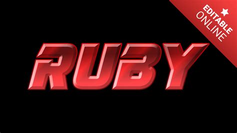 Image result for Ruby Text