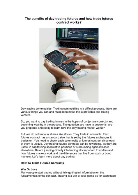 PPT - The benefits of day trading futures and how trade futures ...