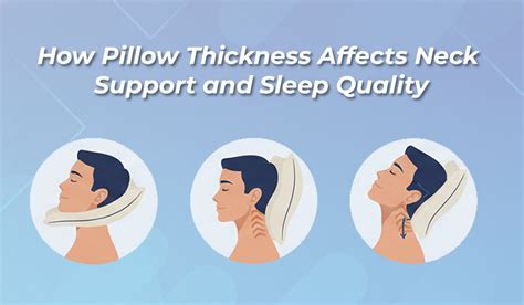 How Pillow Thickness Affects Neck Support and Sleep Quality – Billebon