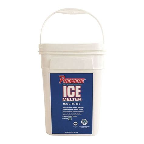 Premiere Ice Melt 40 lb. Pail, Pallet PM040SP-PAL | Zoro