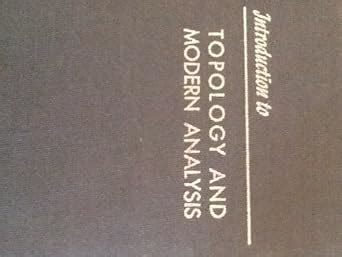 Buy Introduction to Topology and Modern Analysis Book Online at Low ...