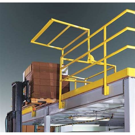 Fabenco Mezzanine Safety Gate, Galvanized, 10 ft. MZ14-113 | Zoro