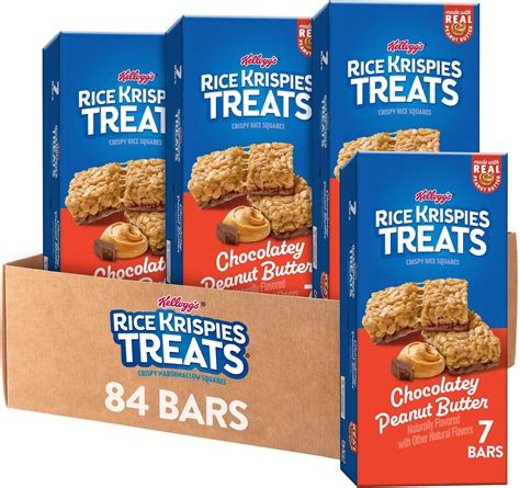 Amazon.com: Rice Krispies Treats Crispy Rice Squares, Kids Snacks ...