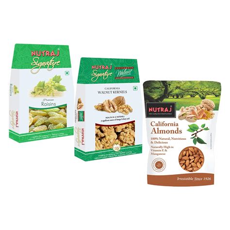 Nutraj Super Saver 900 grams Pack of Almond (500g, California Walnut ...