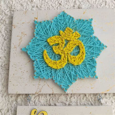 Om Flower Nameplate – QuirkyFY