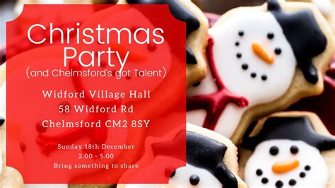Christmas Party - Chelmsfords Got Talent, Widford Village Hall ...