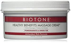 Biotone Healthy Benefits Massage Therapy Products Creme, 14 Ounce ...