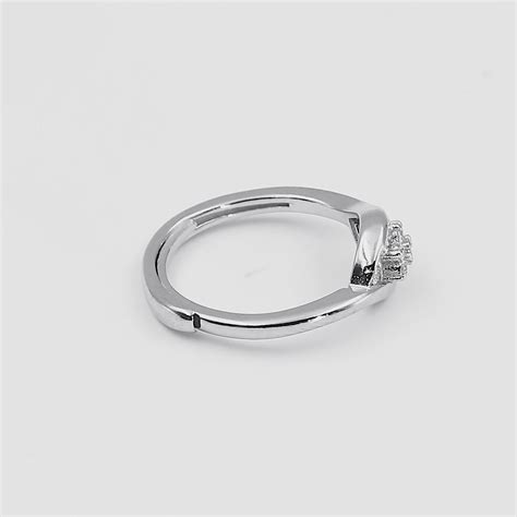 Zarkan Floral AD Pure 925 Silver Ring