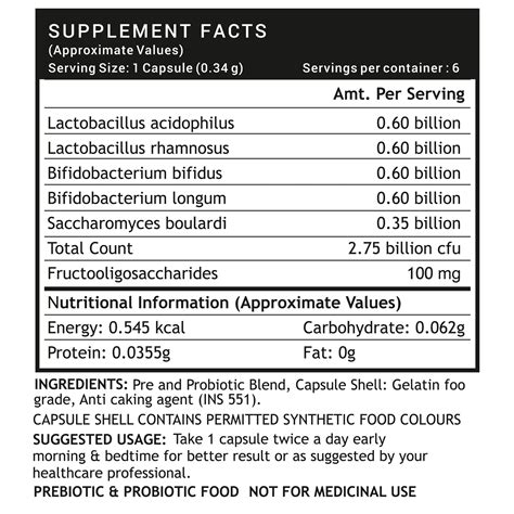 Buy Prebiotics and Probiotics Capsules - INLIFE Online Supplements ...