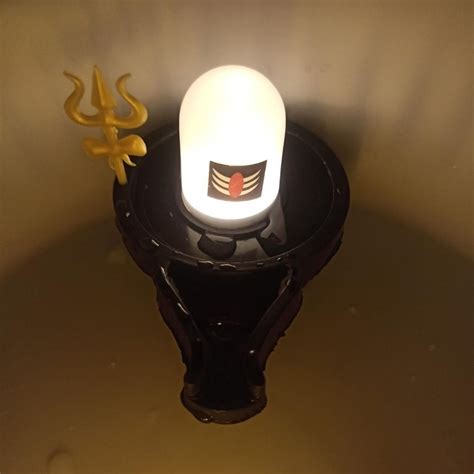 Water Sensor Glowing Shivling with Trishul – YouJunction