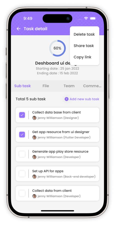 Task Store App 的图像结果
