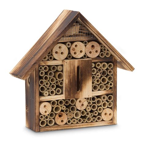 Buy Relaxdays Fired Insect Hotel 28.5 x 30 x 9 cm Bee Butterfly Hotel ...