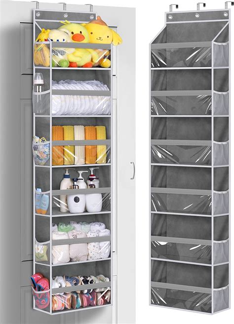 Amazon.com: MISSLO Over the Door Organizer Hanging Storage with 6 Large ...