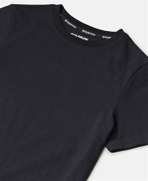 Buy Boy's Super Combed Cotton Round Neck Half Sleeve T-Shirt - Black ...