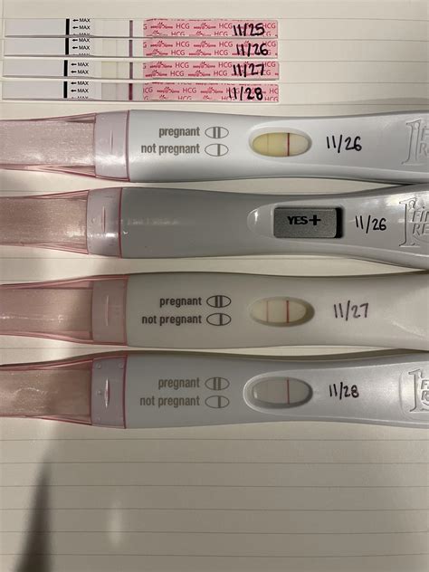 Chemical Pregnancy Test Good Line Progression? Tests Are 10dpo And