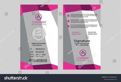 Image result for How to Design ID Card